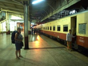 train in Burma train in Burma