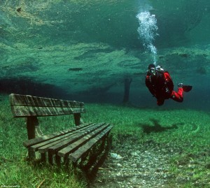Bench under Green Lake